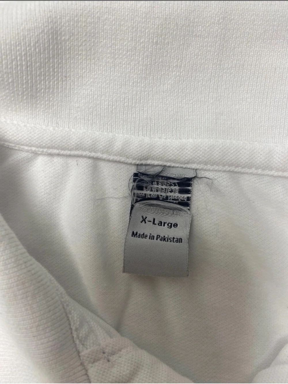 Classic Men's White Polo Shirt XL,Set of 4